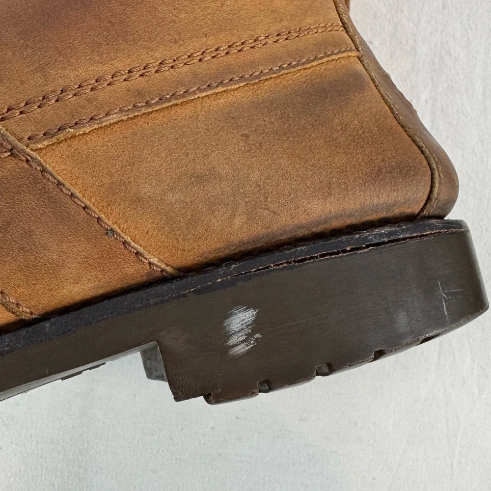 Polo Ralph Lauren Leather Buckle Ranger‎ Boots in Brown Size 10